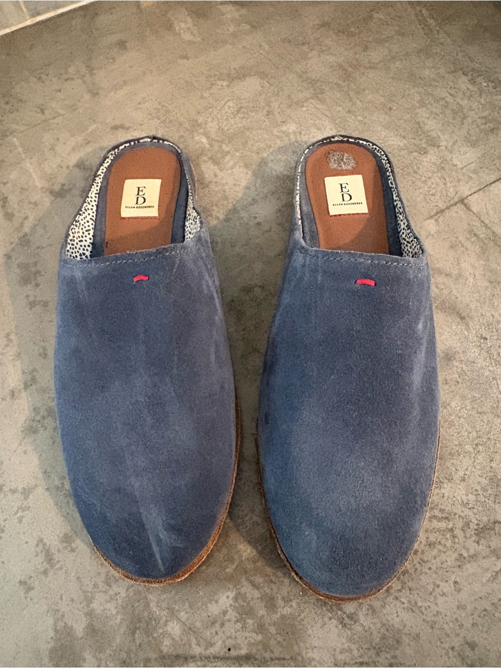 ED Ellen DeGeneres Noralee slip-on slide mules